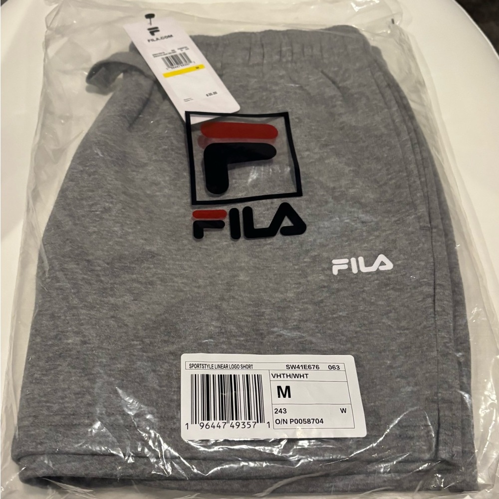 Fila Gray Sweatshorts with Logo